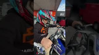 FIRST TIME LEARNING TO WHEELIE ON YAMAHA YZ85  WHEELIE MACHINE