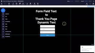 Form Field Text to a Dynamic Text