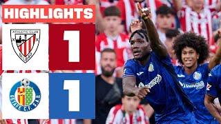 ATHLETIC CLUB 1 - 1 GETAFE CF  HIGHLIGHTS LALIGA EA SPORTS