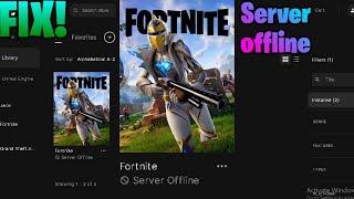 How to fix Fortnite server offline Chapter 4 season 4 Server offline  Chapter 4 Season 2 