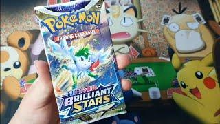 Opening a Brilliant Stars Pokemon Booster Pack Part 4