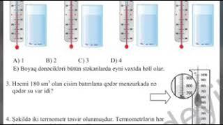 6-cı sinif. Fizika. K.S.Q-3