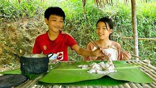 FULL VIDEO 45  Days Homeless boy & girls build and harvest fruit to sell to improve their lives