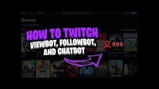 Twitch view bot and Follow bot DISCORD SERVER +1000 views