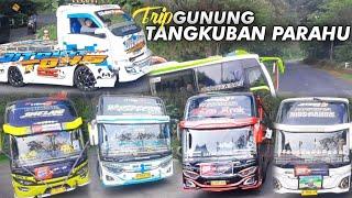 TRIP TANGKUBAN PERAHU BUS ARTIS FULL BASURI BIKIN HEBOH