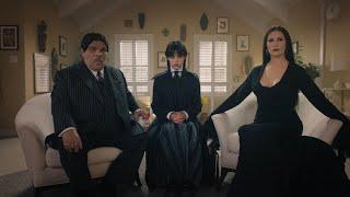 The Addams Family in family therapy  Wednesday