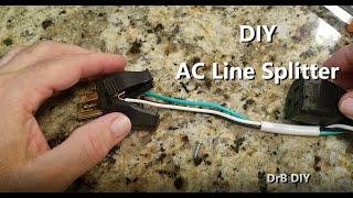 Making an AC Line Splitter for amp reading