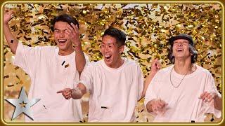 Haribow get AUDIENCE GOLDEN BUZZER for epic DOUBLE DUTCH act  Auditions  BGT 2024