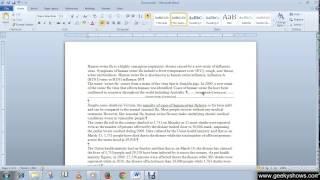 Microsoft Office Word 2010 Remove Page Breaks and Section Breaks