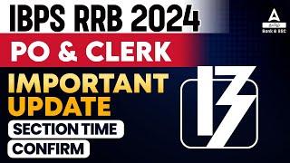 IBPS RRB Sectional Timing 2024  Big Update IBPS RRB POClerk  Adda247 Tamil Bank and SSC