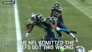 Seahawks vs Lions controversial ending