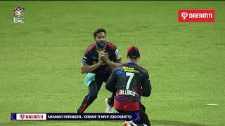 Super Shamar Springers FANTASTIC Bowling Performance  CPL 2024