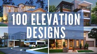 Top 100 FRONT ELEVATION designs for small to large double storey houses Front elevation modern home