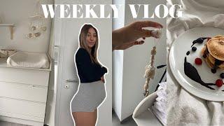 WEEKLY VLOG  Babyklamotten bestellt Wickelkommode ready machen Louwen Diät Depot Haul...