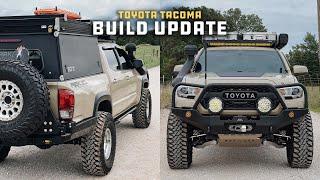 TONS of NEW PARTS Tacoma Overland Camper Build Update