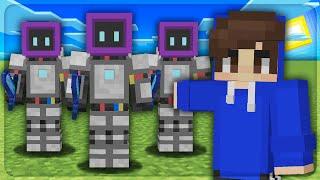 Robots Are Insane In Minecraft Skyblock  AkumaMC