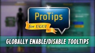 ProTips - Enable or Disable Tooltips Globally