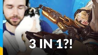 1v1 Overwatch 3 Jumping Widowmaker Headshots In 1 Video?