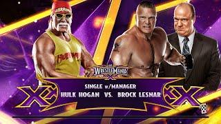 WWE 2K15  Hulk Hogan vs. Brock Lesnar  Best of Three  Match 1