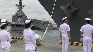 令和5年度練習艦隊出国行事「かしま」出航