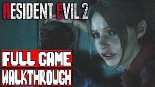 RESIDENT EVIL 2 Full Game Walkthrough - Claire Story No Commentary