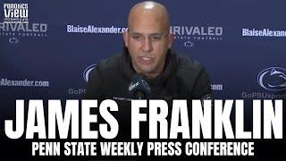 James Franklin Reacts to Penn State Making Rose Bowl & Nittany Lions vs. Utah Utes Matchup