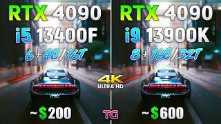 Do You Need Core i9 for 4K Gaming? i5 13400F vs i9 13900K