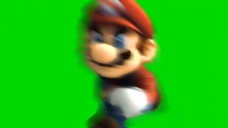 Mario Rapidly Approaches Your Location Green Screen