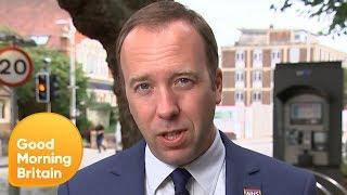 Health Secretary Matt Hancock Guarantees NHS Is Prepared for Brexit  Good Morning Britain