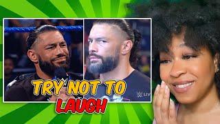 wwe reaction  Try Not To Laugh At Your Tribal Chief