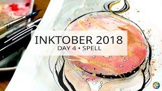 INKTOBER 2018 • day 4 • prompt spell