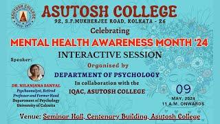 Asutosh College Department of Psychology celebrates Mental Health Awareness Month ‘24