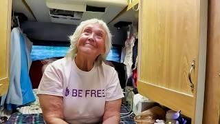 Van Tour 76 Year Old Solo Woman Living in a Dodge Class B Van