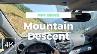 ️ Epic Mountain Descent  Toyota RAV4 POV Drive  Port de Balès to Vallée d’Oueil  4K