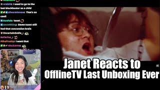 Janet Reacts OfflineTVs Last Unboxing Ever 