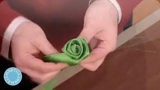 How to Make a Ribbon Rose - Martha Stewart