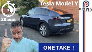 Tesla Model Y Owners Review - ONE TAKE  20 MINS  NO CUTS 