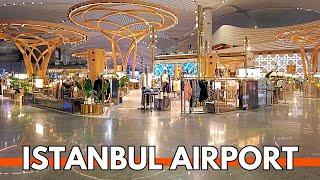 Istanbul Airport 4K Walking Tour-20 JUNE 2023-Duty FreeShopping In Departure Terminal