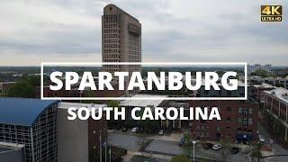 Spartanburg South Carolina - 4K Drone Tour