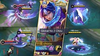 TOP GLOBAL ECHO CHOU FREESTYLE GAMEPLAY best skin