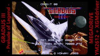 BGM GRADIUS III -Prelude of Legend- MEGADRIVE XGM driver