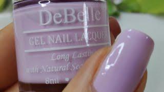 Nail polish swatch Lilac Bloom by @DeBelleCosmetix #nailpolish #swatches #shorts  #gelnailpolish