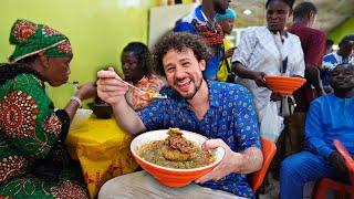 Trying street food in NIGERIA  Lots of African spice 