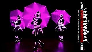 Bailarinas Con Trajes Led Barcelona - Contratar Show Led Para Eventos