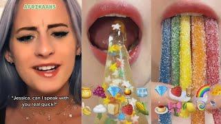  Text To Speech  Eating Lips ASMR  @Jezelle Catherine  POVs Tiktok Compilations 2023  #4