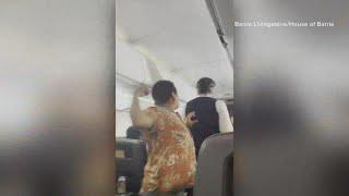 Video shows American Airlines passenger hit flight attendant in the head union says