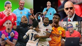 CHELSEA LATE WIN VINI-MBAPPE SHINES BARCA CONNECT LIVERPOOL FALL AT HOME MAN UTD 3 STAR AND ALL