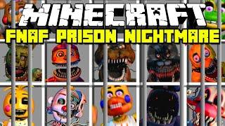 Minecraft FNAF PRISON NIGHTMARE MOD  FREDDY FOXY SPRINGTRAP MANGLE & MORE Minecraft Mods