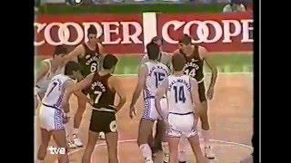 Recopa de Europa 1988-89 Final Real Madrid-Snaidero Caserta