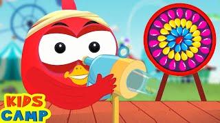 Burst The Balloon Game   Lucky Ducky Cartoon And Educational Videos By KidsCamp